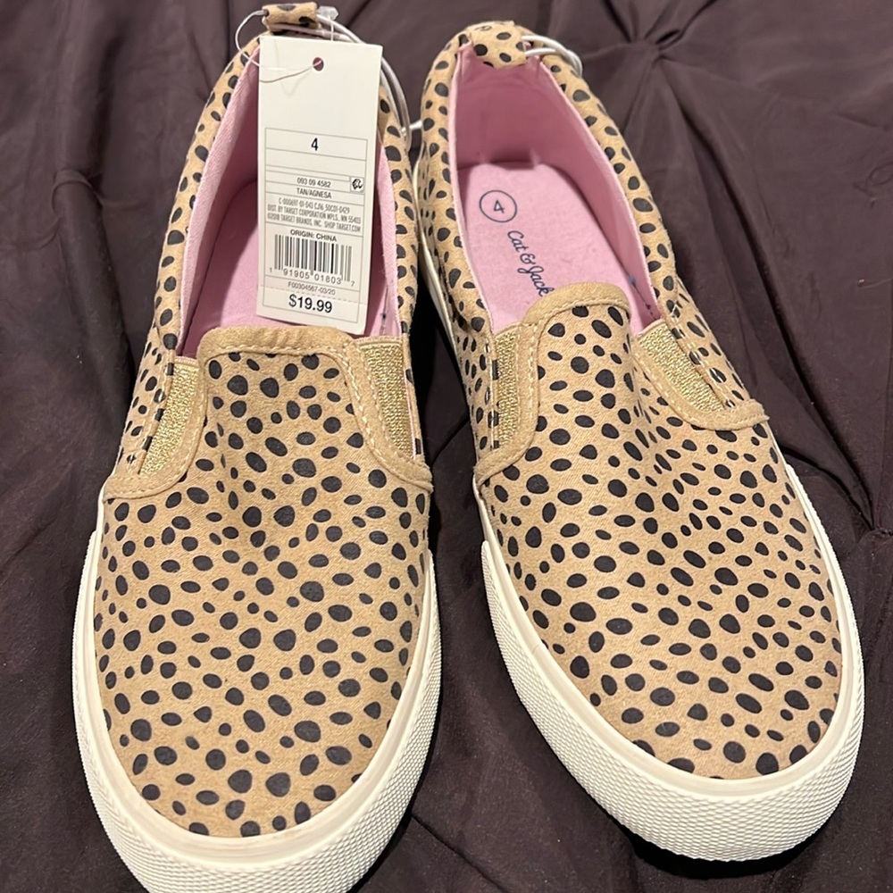 Cat and Jack slip on sneakers
